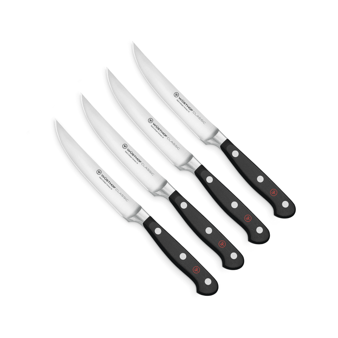 Sig til side Menneskelige race forudsætning Wusthof Classic Steak Knife Set: 4-pc. | Northwestern Cutlery