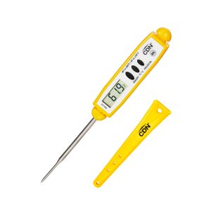 Escali DHC1 Digital Deep Fry Thermometer and Candy Thermometer with Pot  Clip and Oil Temperature Gauge for Frying