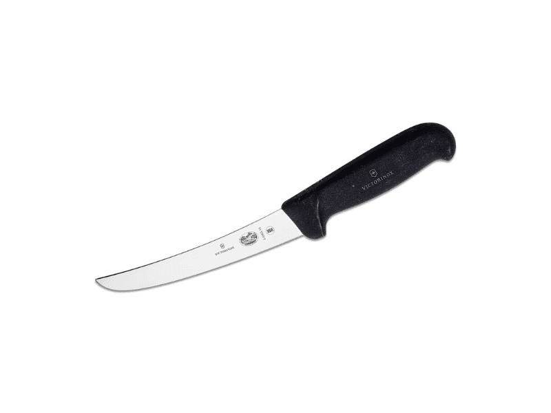 Victorinox 6 Boning Knife Curved Wide Stiff Black Fibrox Handle