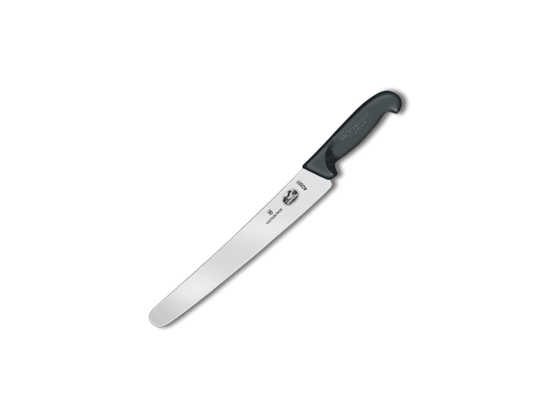 Choice 10 Curved Serrated Edge Bread Knife with White Handle