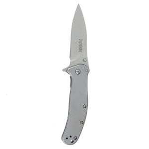 Kershaw 1730SS Zing Folding Knife Assisted Bead Blast Plain Blade