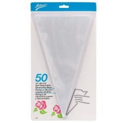 Ateco 12-in. Soft Disposable Pastry Bags: 50-pack