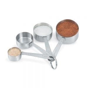 Four-Piece Straight-Sided Measuring Spoon Set