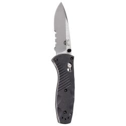 Benchmade 585S Mini-Barrage AXIS-Assisted Satin Combo Blade
