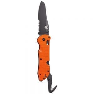 Benchmade 915SBK-ORG Triage Rescue KnifeBlack Combo Blade