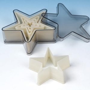 Fat Daddio's 5 Point Star Cutter Set: 5-pc.