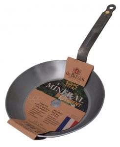 de Buyer Mineral B Element Round Fry Pans