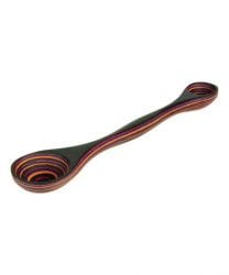 Island Bamboo Rainbow Pakka Wood Double Measuring Spoon