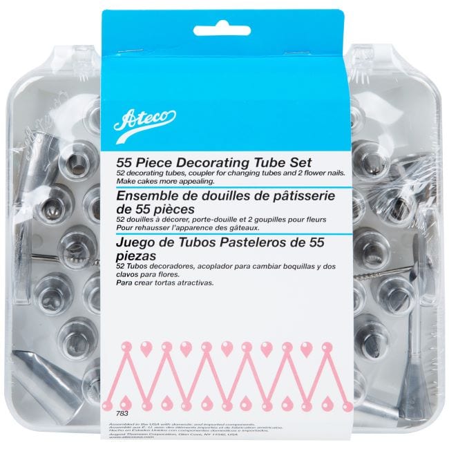 Piping Tip Storage Box 55 pieces - Ateco # 8783
