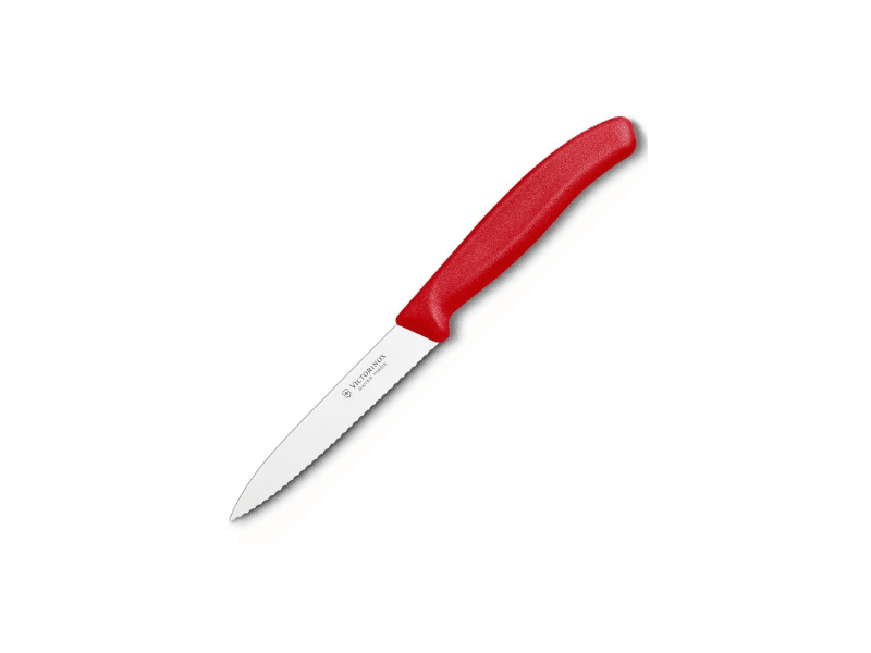 Victorinox Swiss Classic 4 Serrated Paring Knife (Red)