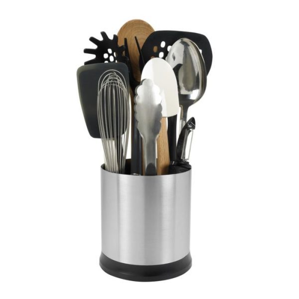 OXO Good Grips Stainless Steel Rotating Utensil Holder - Spoons N Spice