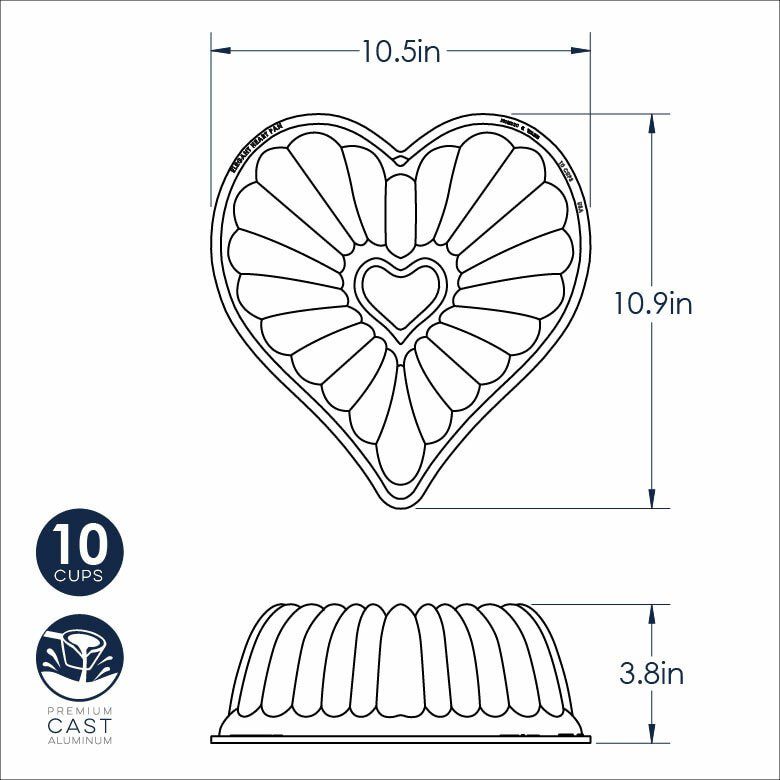 Nordic Ware Elegant Heart Bundt®