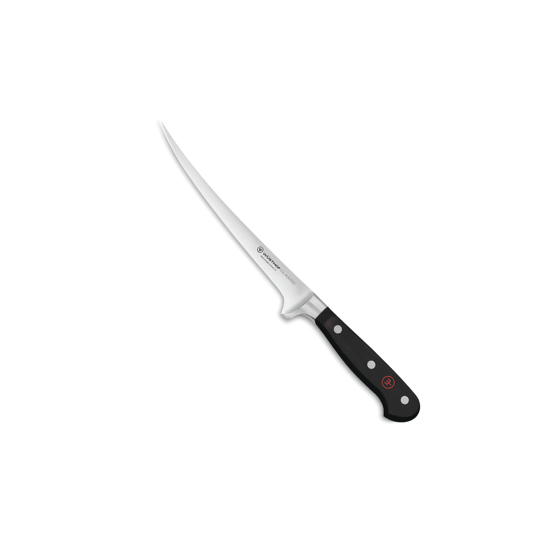 Wüsthof 4622-7 - Coltello Sfilettato Classico INOX 16 Cm - Lama Flessibile - Acciaio Forgiato - Made In Solingen