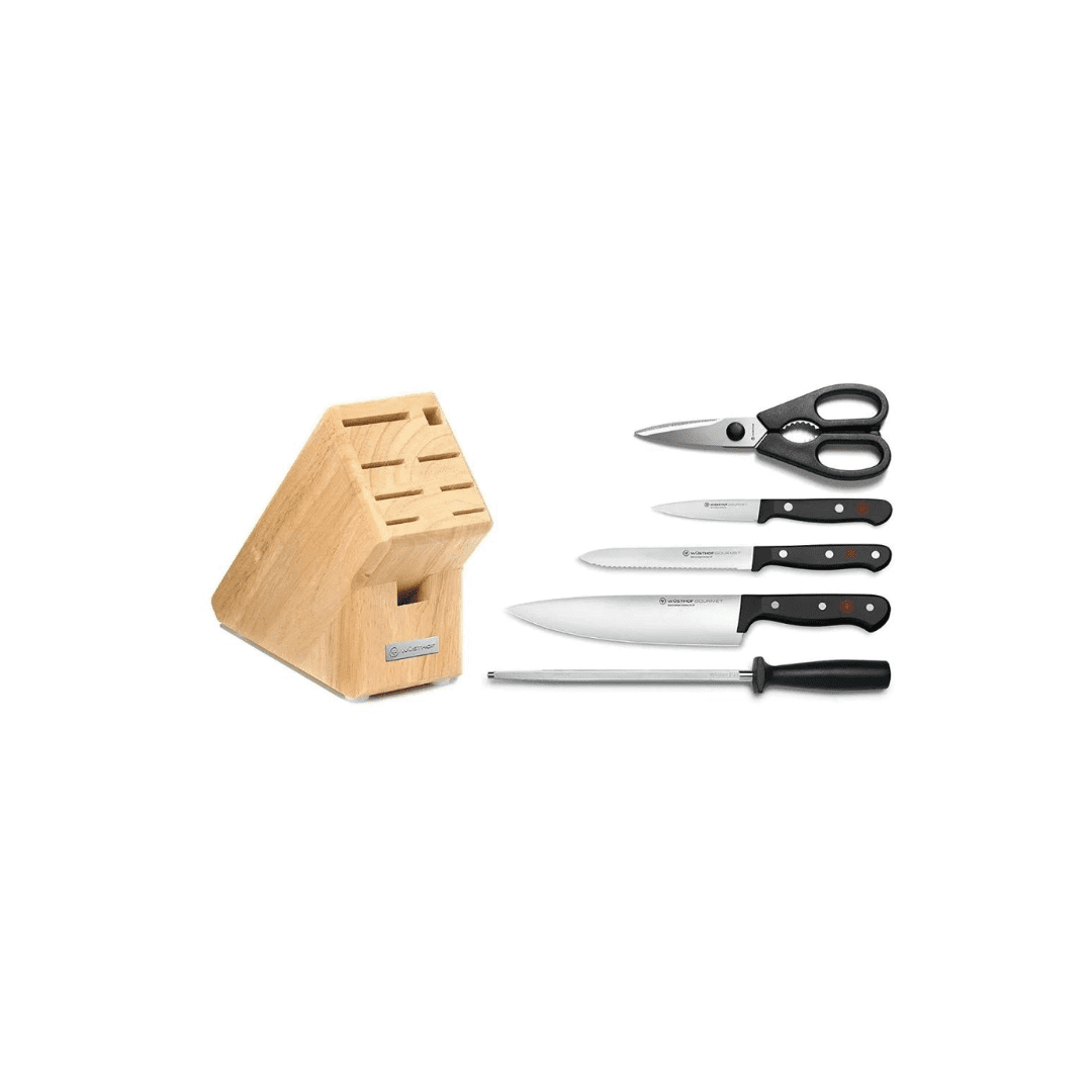 Wusthof Classic 6-Piece Starter Knife Block Set
