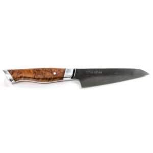 Messermeister 4.5 inch Serrated Tomato Knife with Sheath - Black